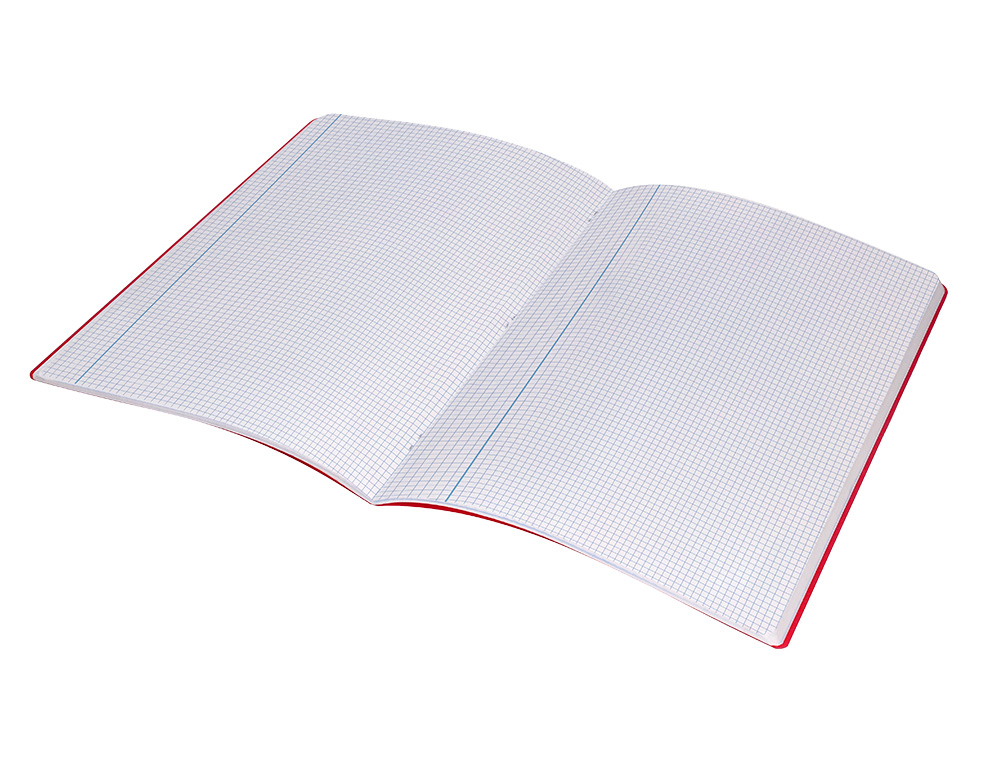 LIBRETA LIDERPAPEL 360 TAPA DE PLASTICO A5 48 HOJAS 90GR CUADRO 3MM CON MARGEN COLORES SURTIDOS