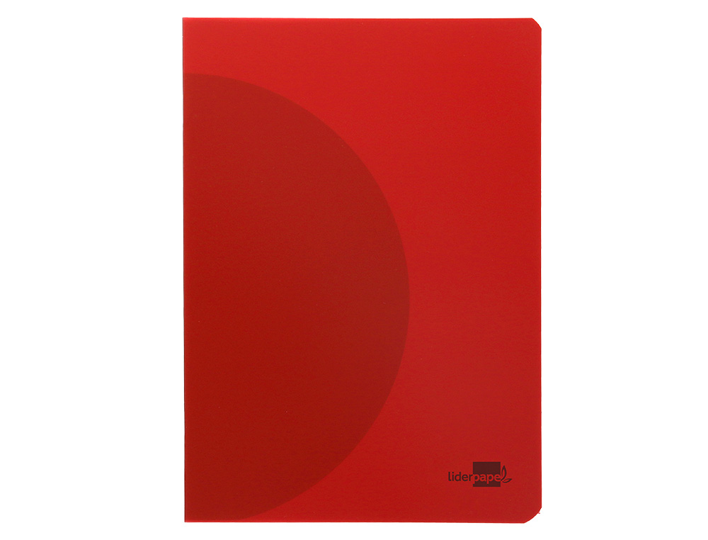 LIBRETA LIDERPAPEL 360 TAPA DE PLASTICO A5 48 HOJAS 90G/M2 RAYADO N46 COLORES SURTIDOS