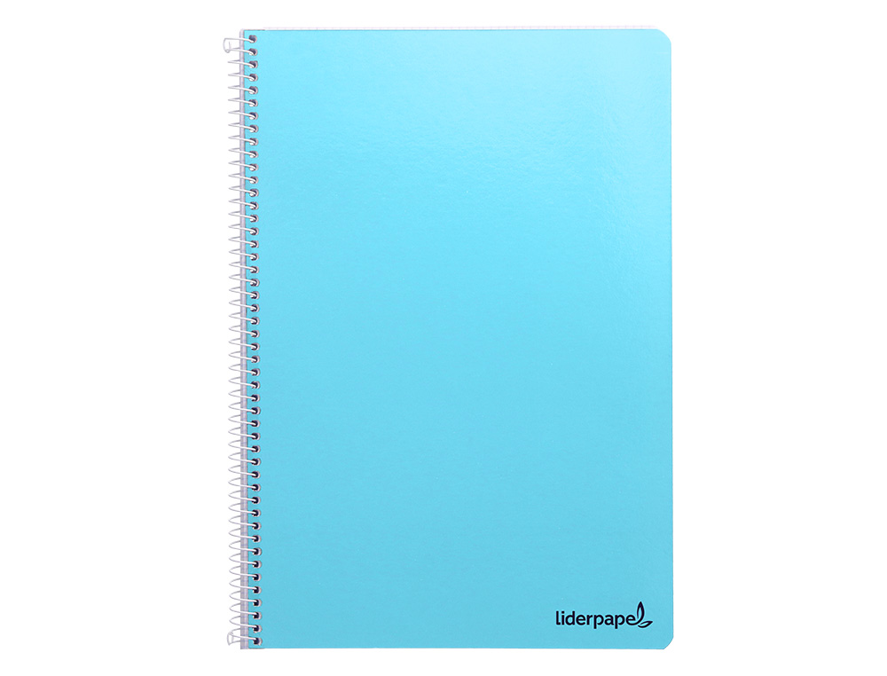 CUADERNO ESPIRAL LIDERPAPEL FOLIO SMART TAPA BLANDA 80H 60GR RAYADO N46 COLORES SURTIDOS