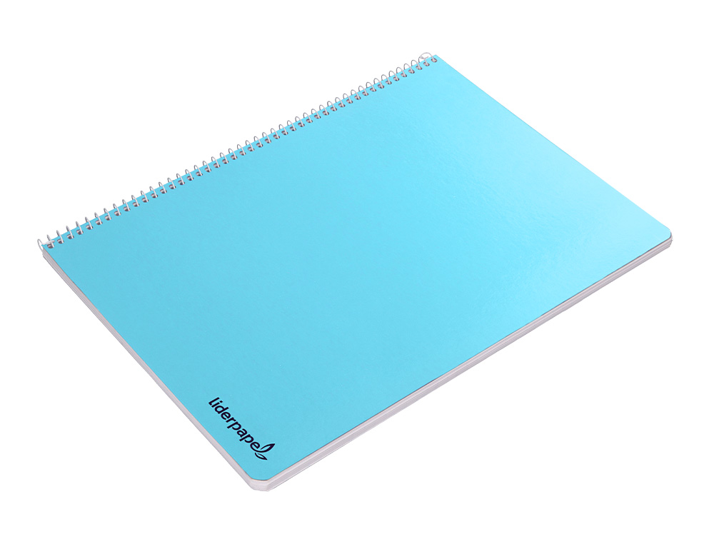 CUADERNO ESPIRAL LIDERPAPEL FOLIO SMART TAPA BLANDA 80H 60GR RAYADO N46 COLORES SURTIDOS