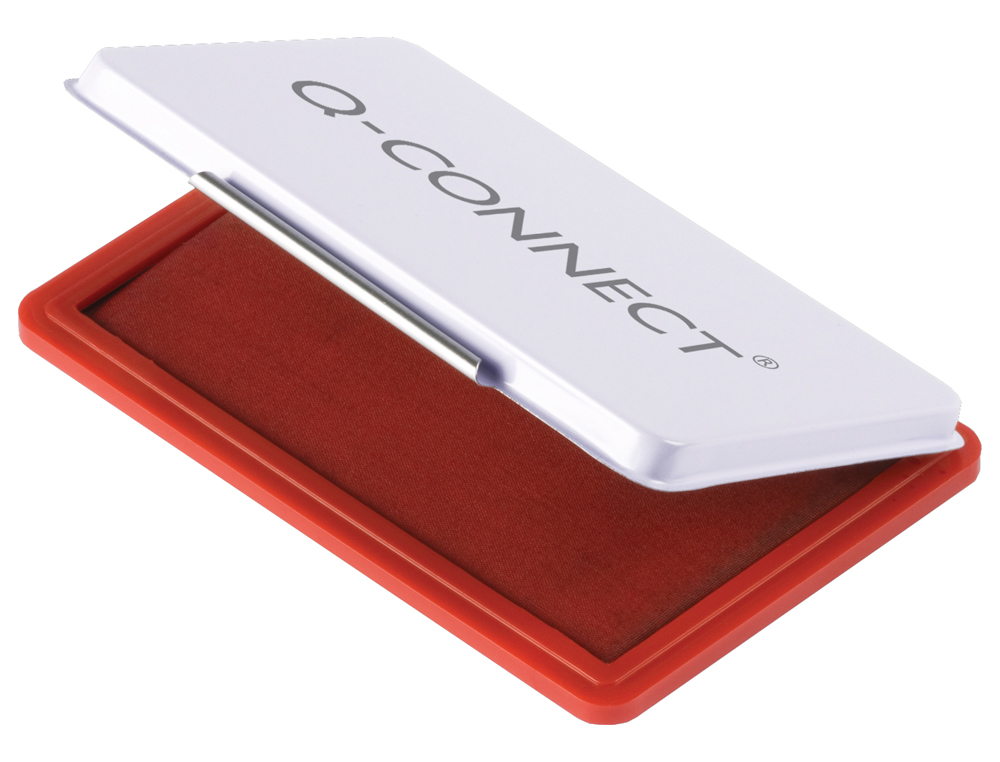 TAMPON Q-CONNECT N3 90X55 MM ROJO
