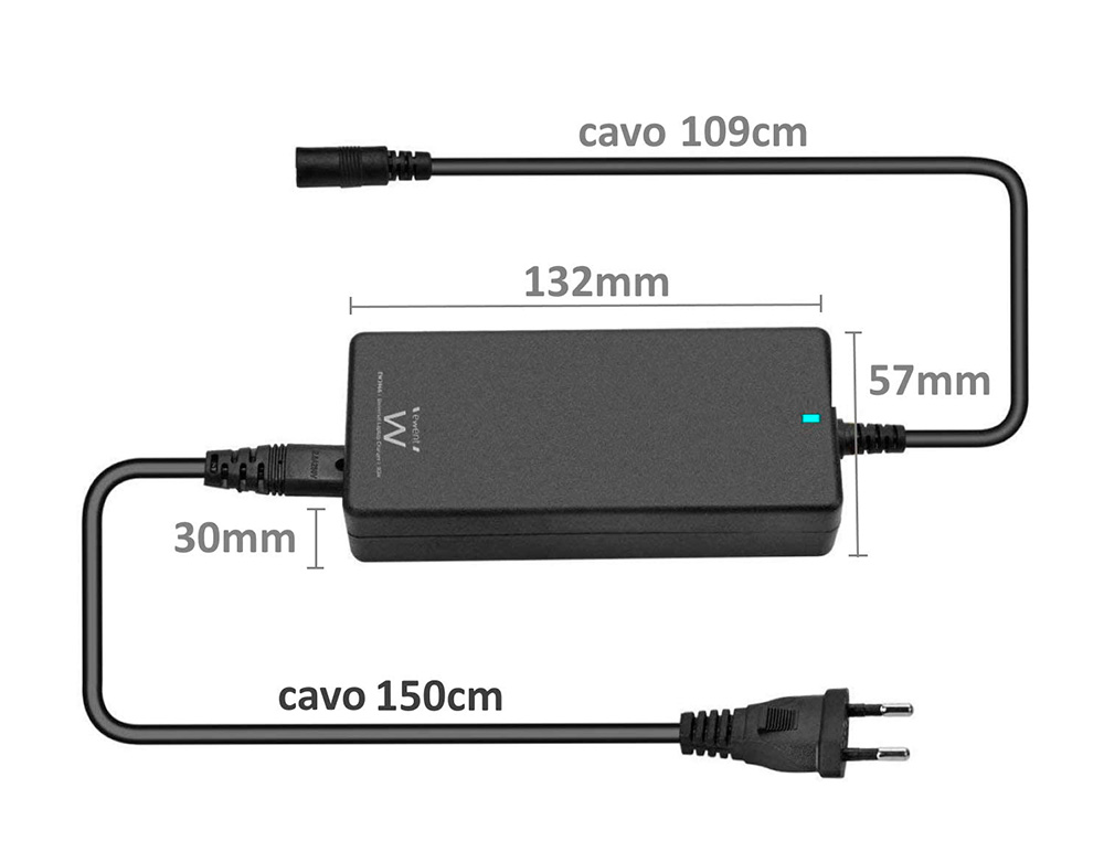 CARGADOR EWENT AUTOMATICO PEQUEO DE NOTEBOOK DE 90 W 11 TIPS
