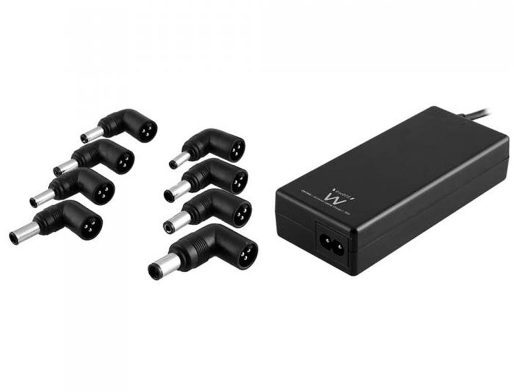 CARGADOR EWENT AUTOMATICO PEQUEO DE NOTEBOOK DE 90 W 11 TIPS