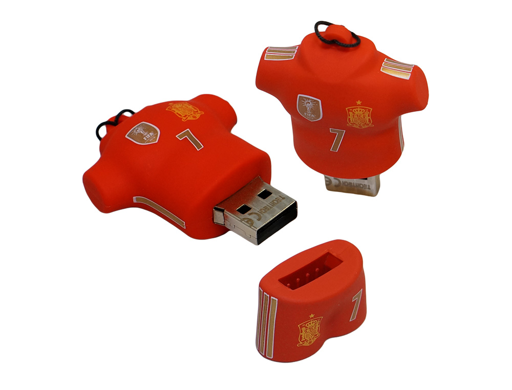 MEMORIA USB TECH ON TECH SELECCION FUTBOL ESPAA MUNDIAL BRASIL 32 GB