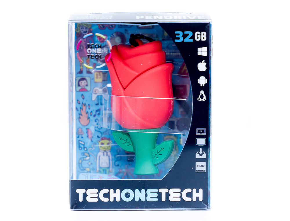MEMORIA USB TECH ON TECH ROSA ONE 32 GB