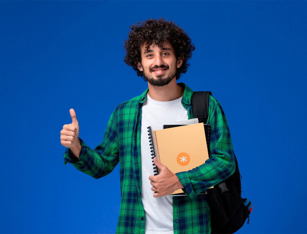 CUADERNO ESPIRAL A4 MICRO ANTARTIK TAPA FORRADA80H 90 GR HORIZONTAL 1 BANDA 4 TALADROS COLOR PEACH