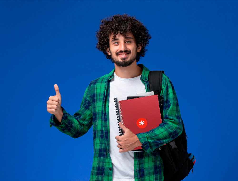 CUADERNO ESPIRAL A4 MICRO ANTARTIK TAPA FORRADA80H 90 GR HORIZONTAL 1 BANDA 4 TALADROS COLOR FRAMBUESA