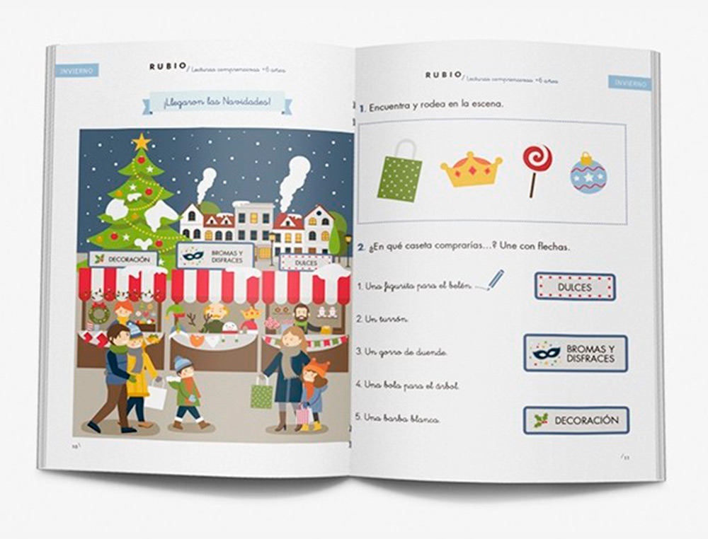 CUADERNO RUBIO LECTURAS COMPRENSIVAS + 6 AOS