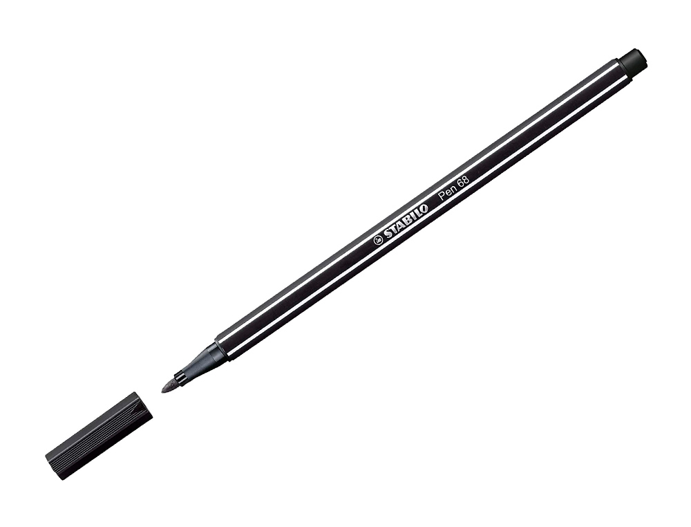 ROTULADOR STABILO ACUARELABLE PEN 68 ESTUCHE CARTON DE 18 UNIDADES COLORES SURTIDOS