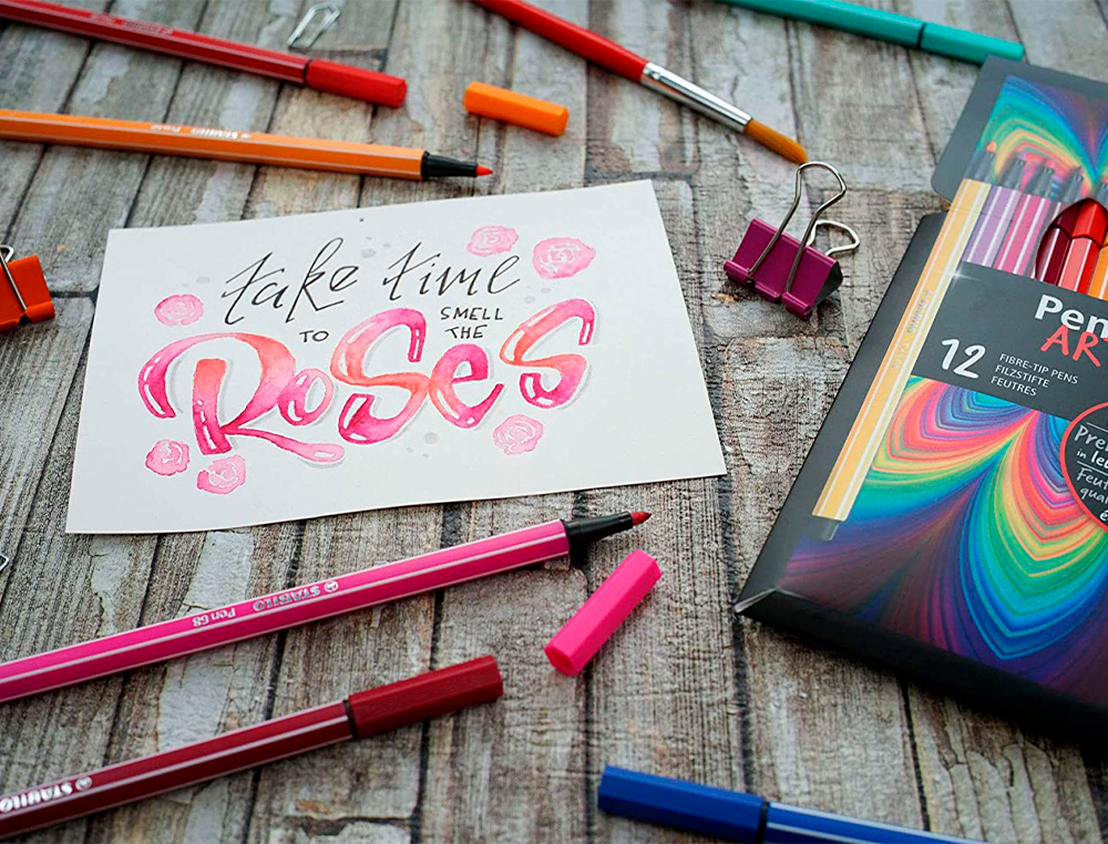 ROTULADOR STABILO ACUARELABLE PEN 68 ESTUCHE CARTON DE 18 UNIDADES COLORES SURTIDOS