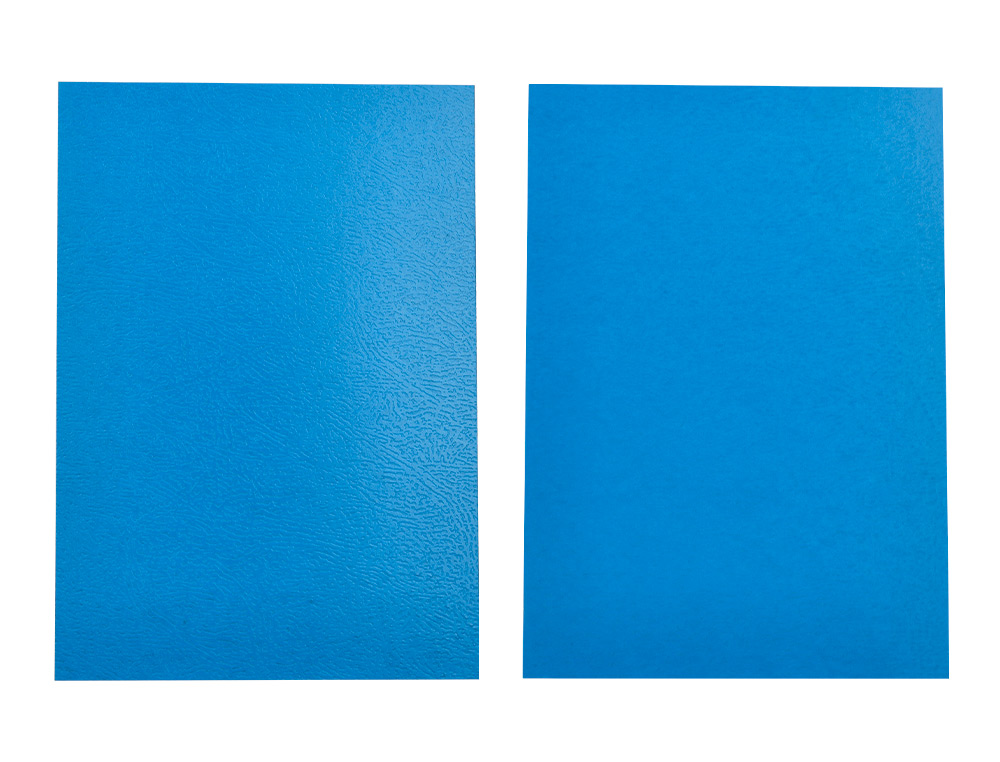 TAPA ENCUADERNACION LIDERPAPEL CARTON A4 0,9MM AZUL FLUOR PAQUETE DE 50 UNIDADES