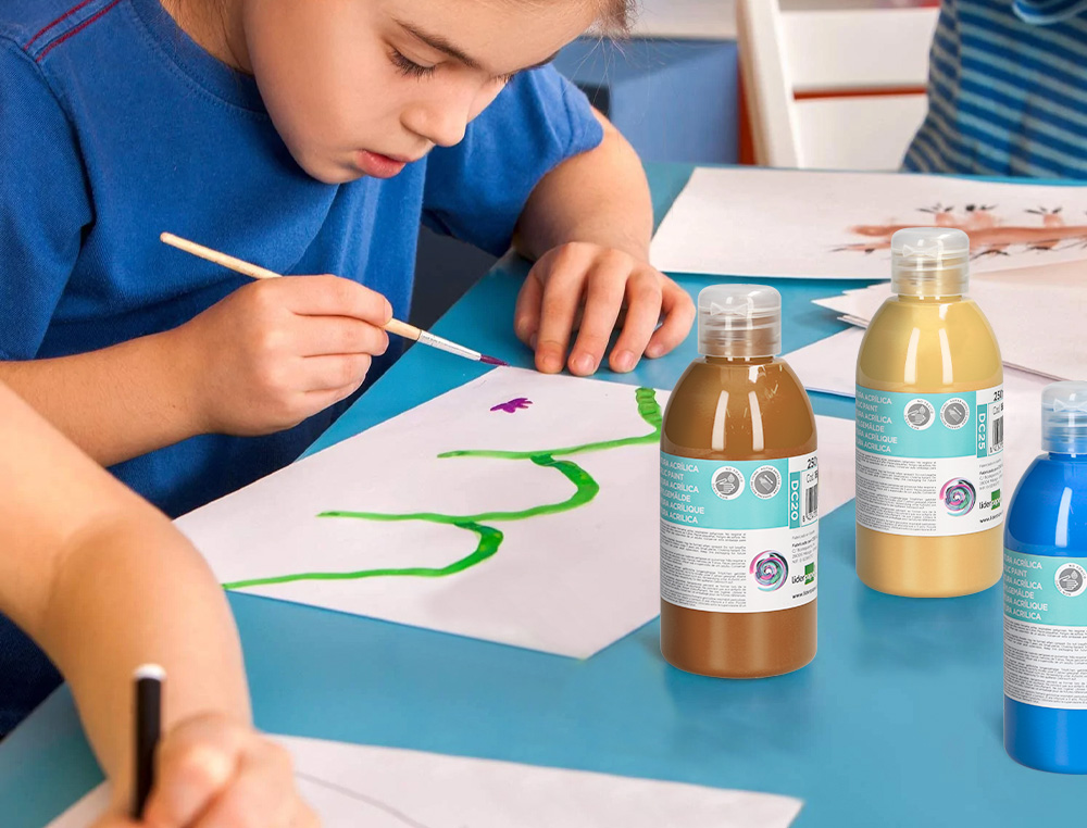 PINTURA ACRILICA LIDERPAPEL BOTE DE 250 ML MAGENTA