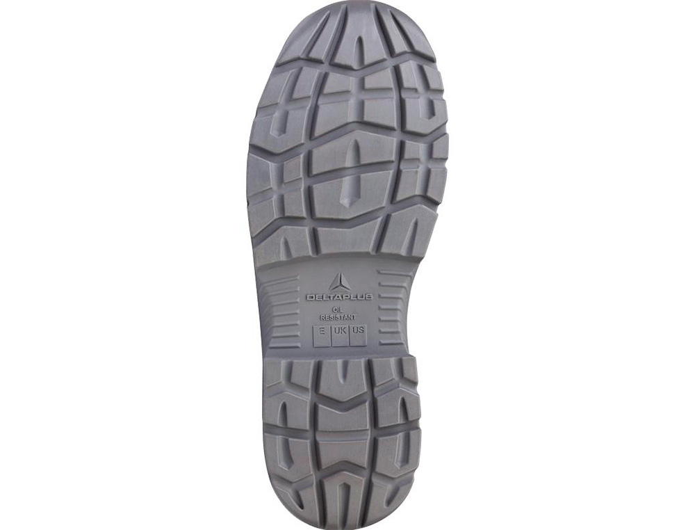 BOTAS DELTAPLUS DE SEGURIDAD PIEL CRUPON PIGMENTADA SUELA PU BI-DENSIDAD COLOR NEGRO TALLA 47
