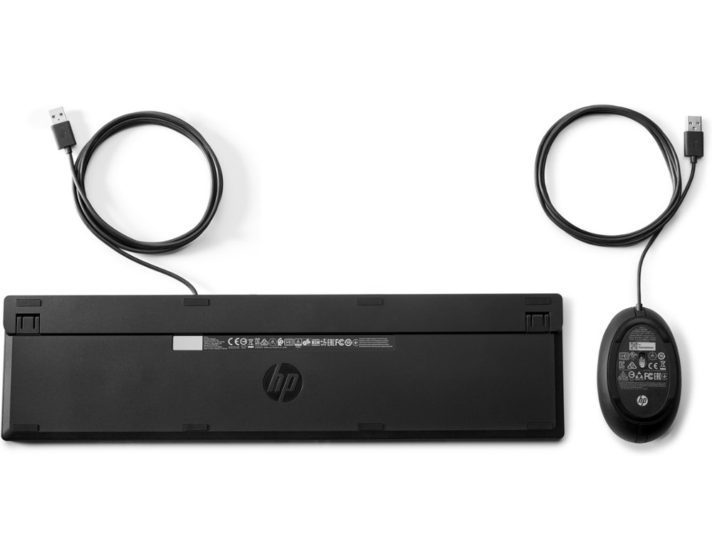 SET TECLADO + RATON HP COMBO 320MK USB-A LONGITUD 1.8 M COLOR NEGRO