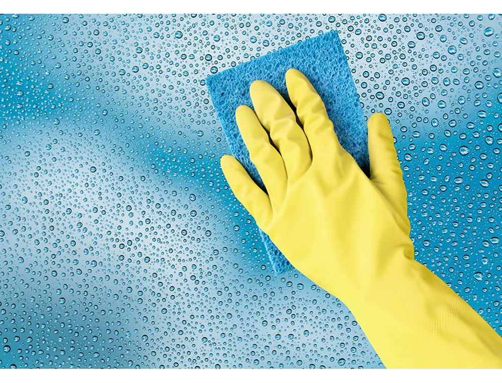 GUANTES DE LATEX SATINADOS CON RELIEVE ANTI DESLIZANTE SIN POLVO PAR TALLA MEDIANA