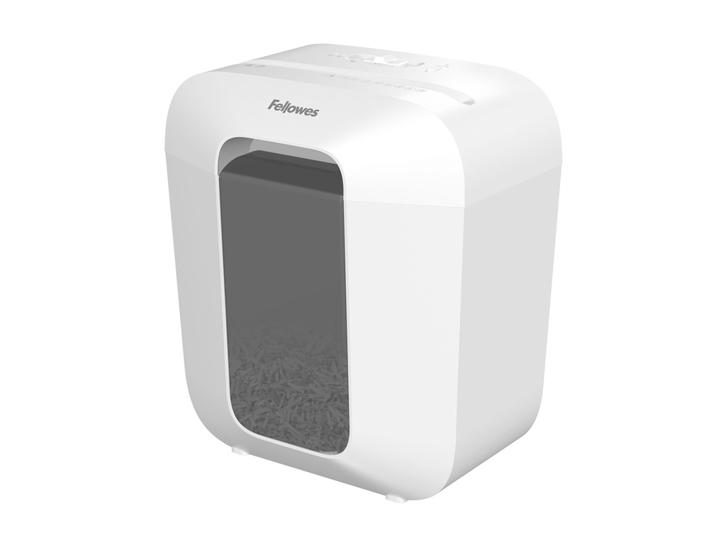 DESTRUCTORA DE DOCUMENTOS FELLOWES LX25 CAPACIDAD 6H SEGURIDAD P4 DESTRUYE GRAPAS CLIPS Y TARJETAS