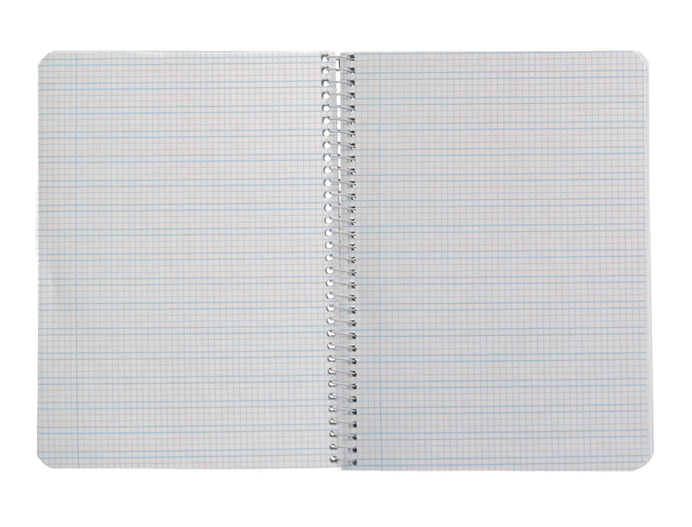 CUADERNO ESPIRAL LIDERPAPEL A5 PAUTAGUIA TAPA BLANDA 40H 75GR CUADRO PAUTADO 2,5MM COLOR LILA