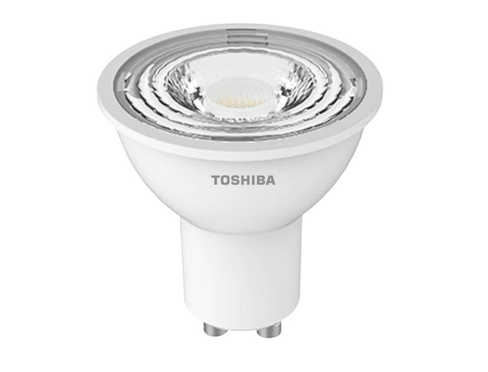 FOCO LED TOSHIBA ESSENTIAL GU10 4.5W LUZ CALIDA 2700K
