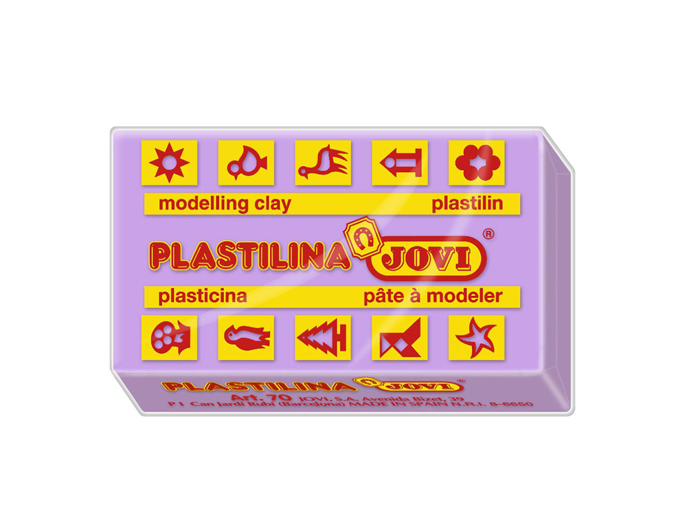 PLASTILINA JOVI 70 LILA UNIDAD TAMAÑO PEQUEÑO