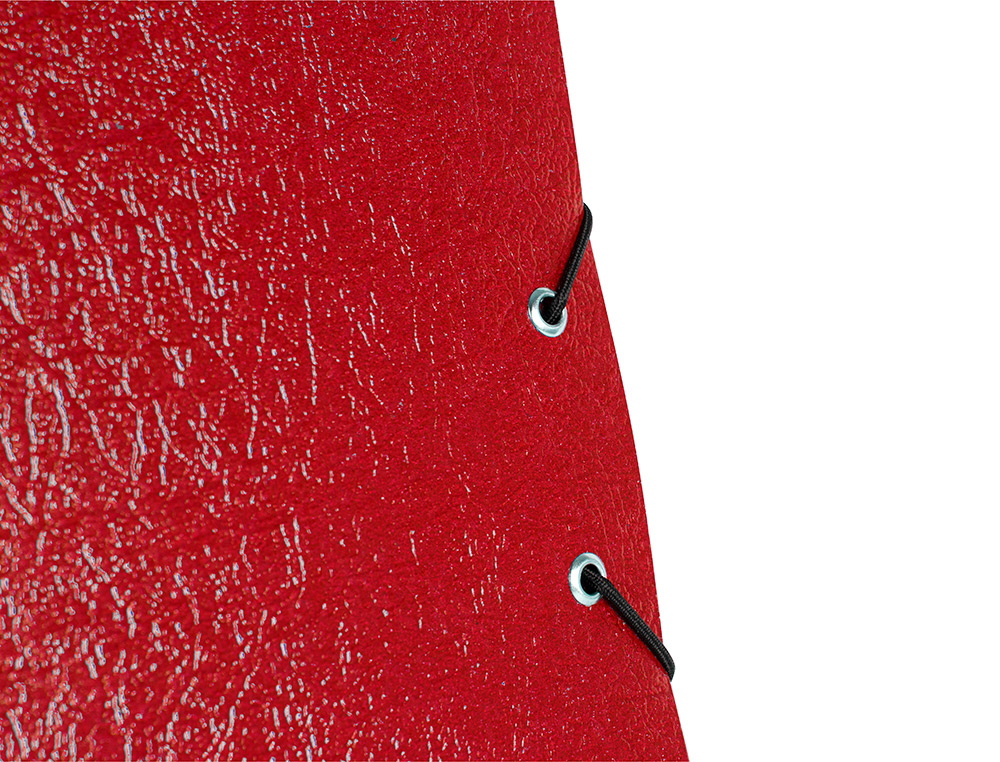 CARPETA PROYECTOS LIDERPAPEL FOLIO LOMO 90MM CARTON GOFRADO ROJA