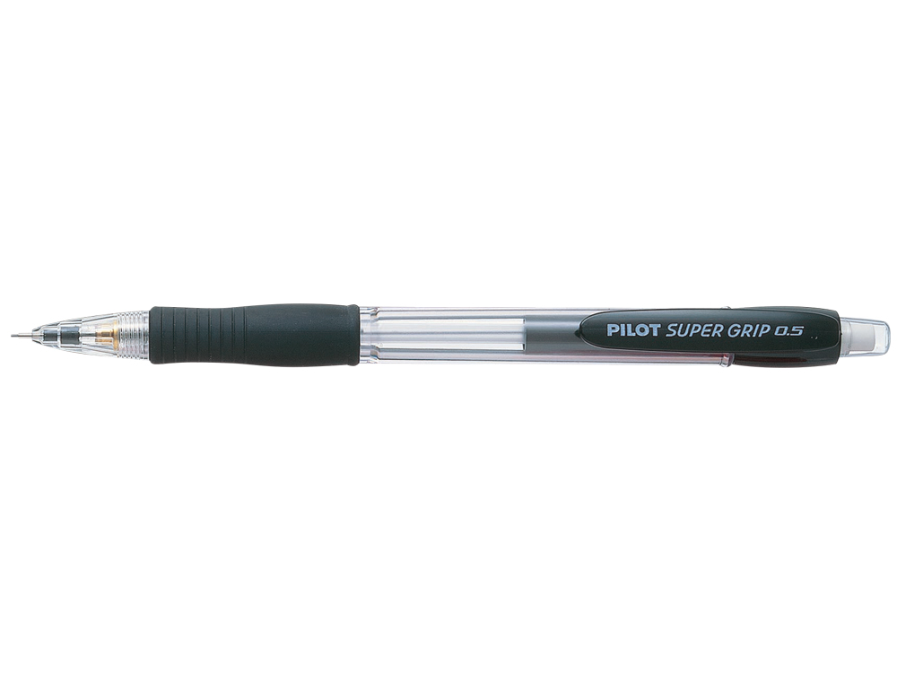 PORTAMINAS PILOT SUPER GRIP NEGRO 0,5 MM SUJECION DE CAUCHO