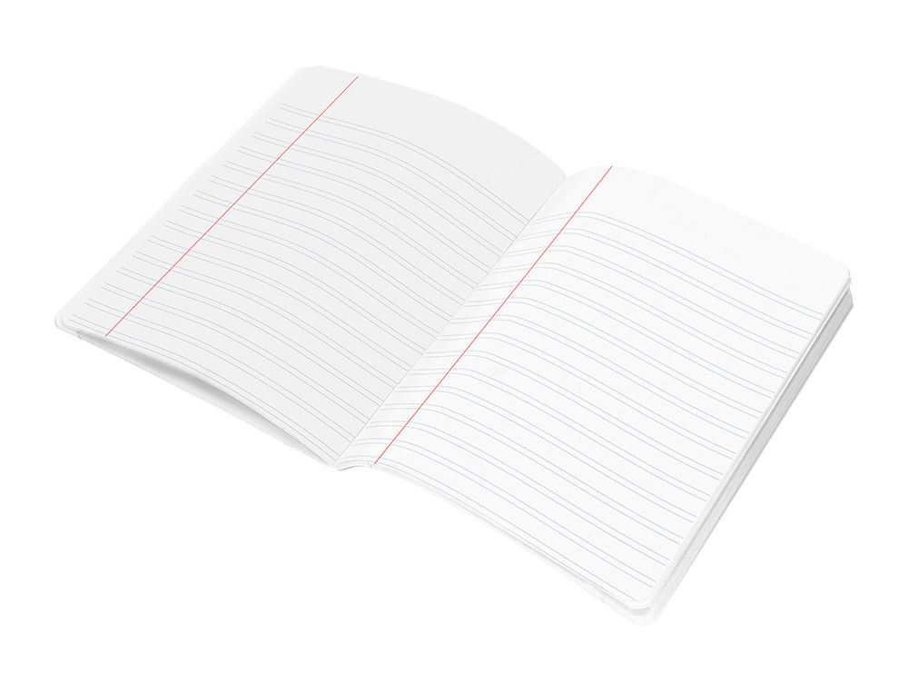 LIBRETA LIDERPAPEL SCRIPTUS A5 PLUS 48 HOJAS 90GR PAUTA 4ª 3.5MM CON MARGEN