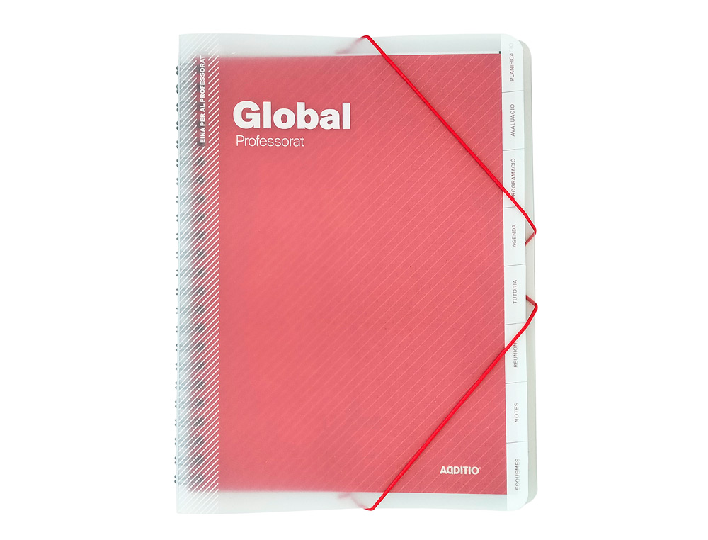 CARPETA GLOBAL CATALAN ADDITIO DIN A4 CON EVALUACION CONTINUA PROGRAMACION TUTORIA Y REUNIONES