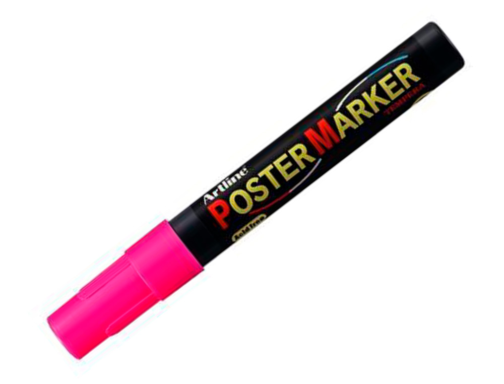 ROTULADOR ARTLINE POSTER MARKER EPP-4-ROS FLU PUNTA REDONDA 2 MM COLOR ROSA FLUOR