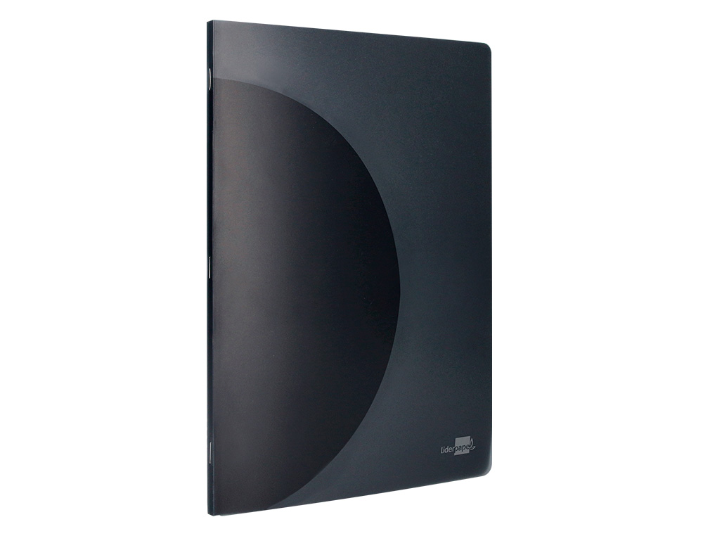 LIBRETA LIDERPAPEL 360 TAPA DE PLASTICO A5 48 HOJAS 90GR HORIZONTAL CON DOBLE MARGEN TAPA NEGRA