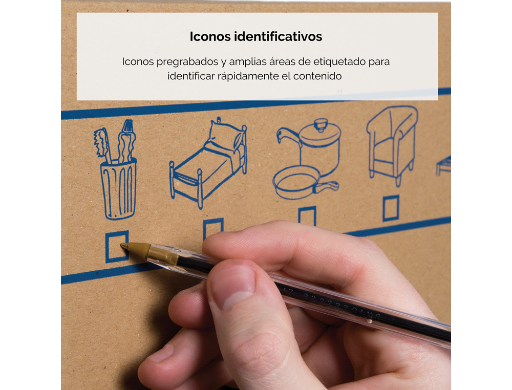 CAJA PARA MUNDANZA BANKERS BOX CARTON RECICLADO FSC CAPACIDAD 39 L 320X260X470 MM PACK DE 10 UNIDADES