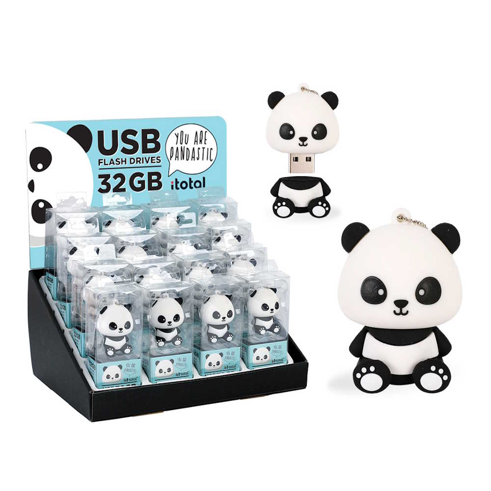 PENDRIVE 32GB GATO/PANDA ITOTAL