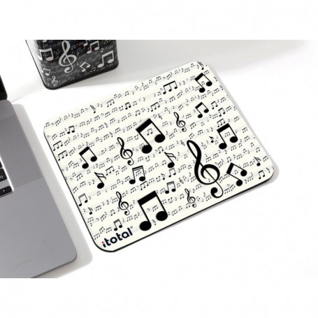 ALMOHADILLA RATON NOTAS MUSICALES ITOTAL
