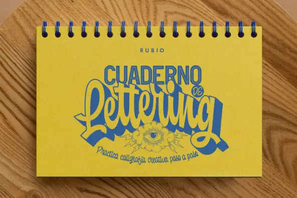 RUBIO CUADERNO LETTERING ESPIRAL