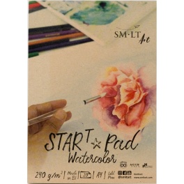 BLOCK DIBUJO INICIACION ACUARELA A4 20 HJ 240GR SMILTAINIS
