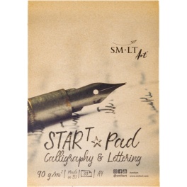 Bloc de iniciacion  START-PAD para CALIGRAFIA Y LETTERING A4 SMILTANIS